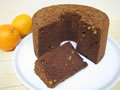 チョコレート＆オレンジシフォンケーキの写真